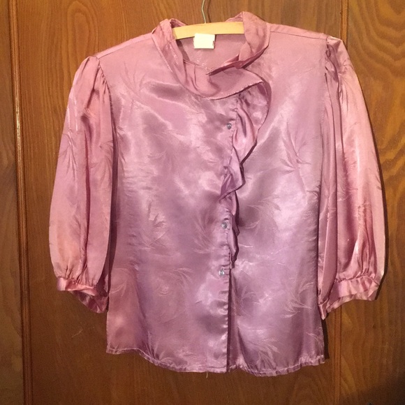 VINTAGE Silk Blouse - Picture 1 of 4